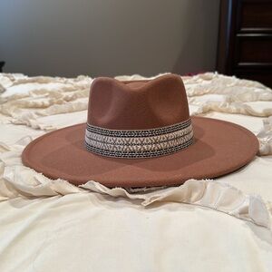 Boutique tan adjustable hat